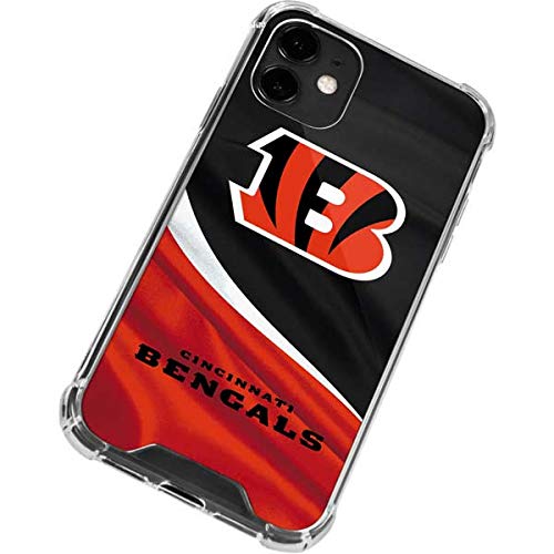 Skinit Clear Phone Case Compatible with iPhone 12 - Officially Licensed NFL Cincinnati Bengals Design