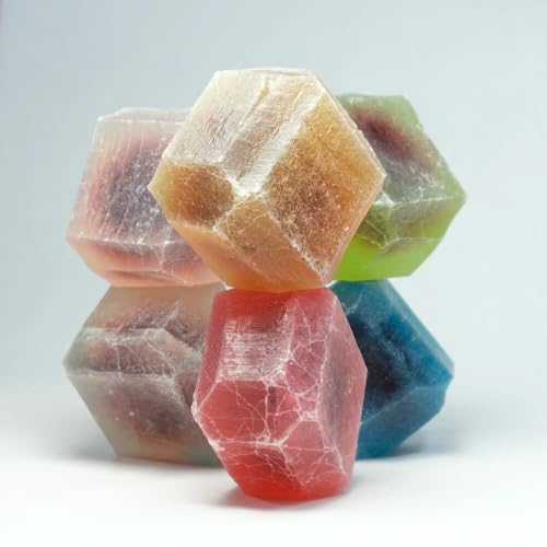 Silky Gem® Jams Me Up Crystal Candy Collection: 6-Piece Jelly-Filled Assortment – Handcrafted Edible Jewelry & ASMR Sweets – Vegan, Gluten-Free Gourmet Gift