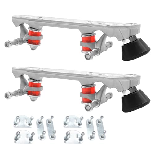 Genérico Kit de Base para Patines de Ruedas,Base Inferior con Doble | Placa de Sujeción para Patines | para Uso en Exteriores, Viajes, Parque, Familia, Hombres, Mujeres y Amigos