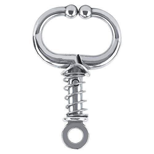 Jeffergarden Stainless Steel Bull Cow Cattle Nose Ring Husbandry Accessory(Spring-Type)