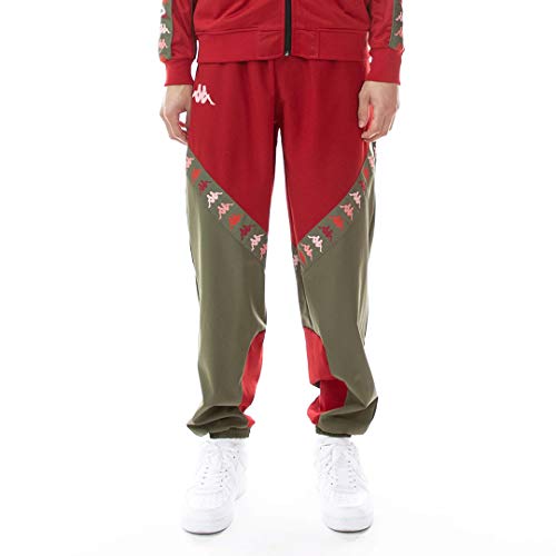 KAPPA MENS 222 BANDA DERSO WOVEN PANTS 3413BBW-A17 BROWN/CHARCOAL