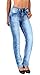 Produktbild ESRA Damen Straight Fit Jeans Hose Damen Jeanshose gerader Schnitt bis Übergröße G700