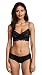 Cosabella Women's Never Say Never Sweetie Soft Bra, Black, Large