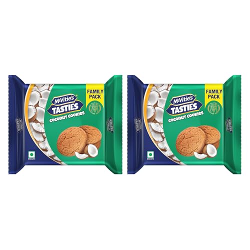 Image of McVities Tasties Coconut Biscuits 528 Gm (Pack of 2)