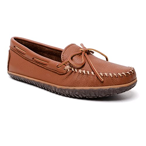 Minnetonka Men’s Moosehide Tread Moccasins