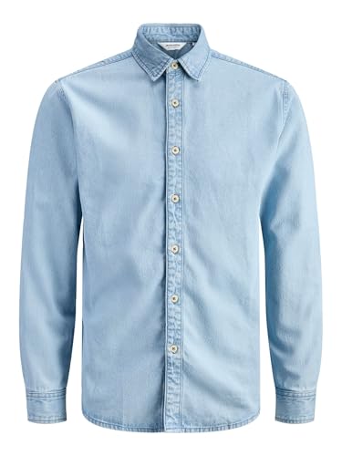Chemise en jean homme Jack & Jones Jjestanley bleu denim taille XXL