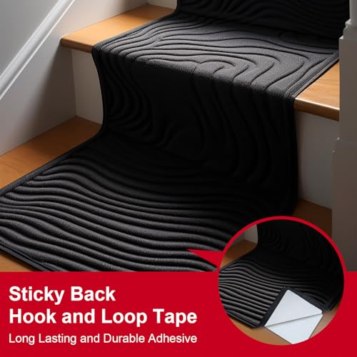 Image of 4x6 inch Hook and Loop Strips with Adhesive, Nylon Heavy Duty Hook and Loop Tape, Excellent Grip, Interlocking Tape,for Sewing, Crafting,DIY,Wall Adhesive Strips - 6 Sets White