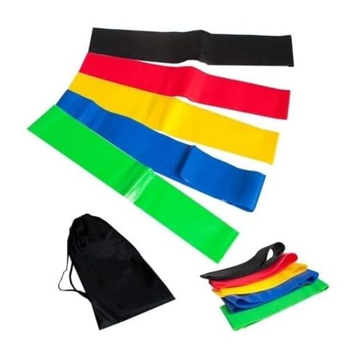 Kit 5 Faixas Elásticas Funcional Treino Pilates Fisioterapia Exercícios Em Casa Elástico Com 5 Níveis Fit Forte Academia Alongamento Thera Mini Band Yoga Fortalecimento Muscular Treinamento Funcional