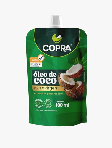 Óleo de coco extra virgem stand pouch 100ml, Copra