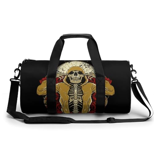 Duffel bag Fleur Squelette compact pour optimiser vos bagages