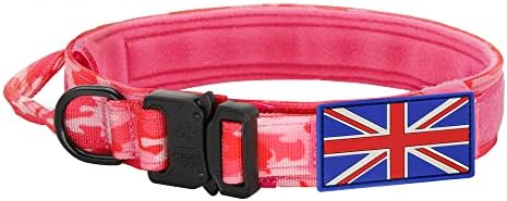 YoothBro Tactical K9 Military Dog Collar, Adjustable Nylon Dog Collar with Heavy Duty Metal Buckle for Medium Large Dogs XL