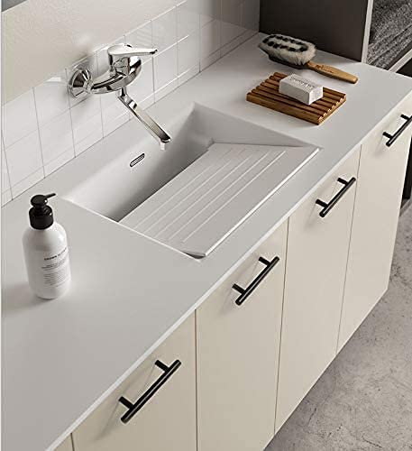 SYDARSYN Cupboard Handles, 6 Pack Black Single Hole Cabinet Handles - Image 4