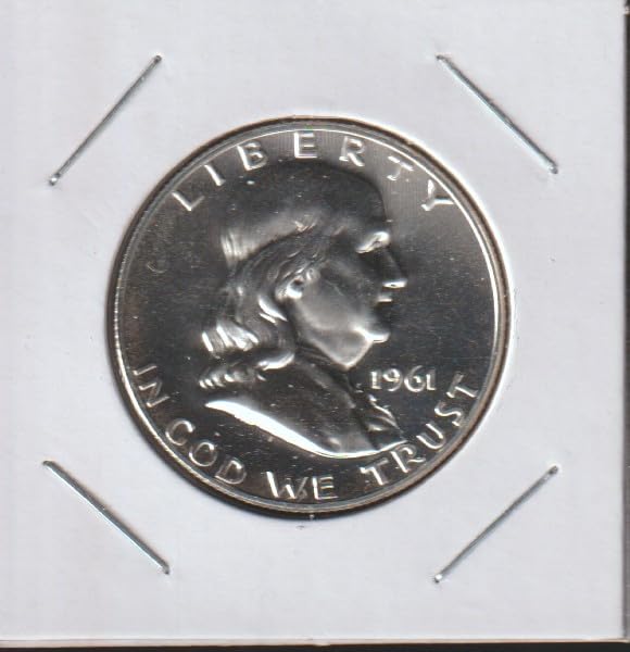 1961 Franklin (1948-1963) (90% Silver) Half Dollar Fine