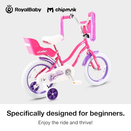 Image of Chipmunk Kids Bike Toddlers 12 14 16 18 Inch Wheel Bicycle Beginners Boys Girls Ages 3-11 Years, Multiple Color Options