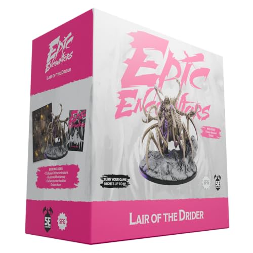 Steamforged Games Epic Encounters: Palace of the Drow Queen y Lair of the Drider Bundle miniatura 3