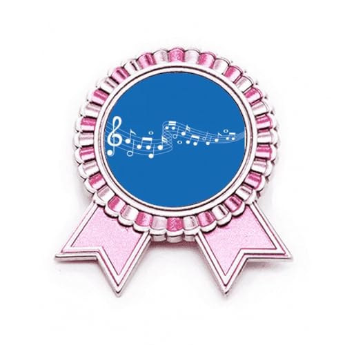 Broche bleue Jumpg Music en métal pour personnaliser une veste unie sans l'abîmer