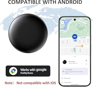 GPS Tracker per Auto Android, Ai-r tag Android, Magnetico Nascosto Localizzatore Gps Senza SIM senza Abbonamento, Auto Localizzatore Compatibile con goo- gle Find My per Bambini Animali (1 bianco)