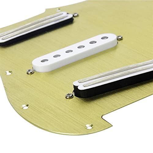 Pickguard précâblé Guitareau De Guitare Pré-programmé en Aluminium SSS 11 Hole Alnico 5 Pickups pour Pièces De Guitare… - Les Beatles, Paul McCartney, John Lennon, RIngo Starr, George Harrison Pickguard précâblé Guitareau De Guitare Pré-programmé en Aluminium SSS 11 Hole Alnico 5 Pickups pour Pièces De Guitare… – Image 3