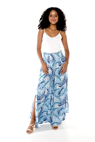 Image of Hawaii Hangover Family Matching Hawaiian Clothes, Simply Blue Leaves | Family matching Hawaiian outfits, Simply Blue Leaves, lightweight rayon, machine washable, tropical leaf print, luaus