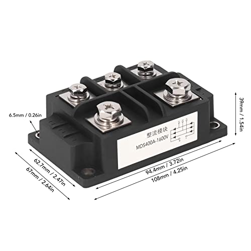Module de Diode à Puissance 1600V 400A à Structure Soudée Maximale pour Redresseur Triphasé