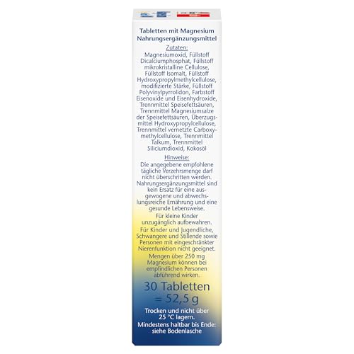 Doppelherz Magnesium 600 Tag und Nacht 2-Phasen-DEPOT - Magnesium trägt zur normalen Muskelfunktion bei - Hochdosiert - 30 DEPOT-Tabletten – Bild 5