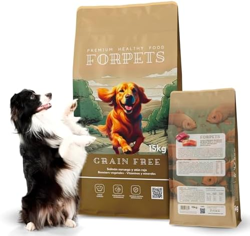 FORPETS Grain Free Dog Food 15 kg – Grain Free Salmon and Tuna, G...