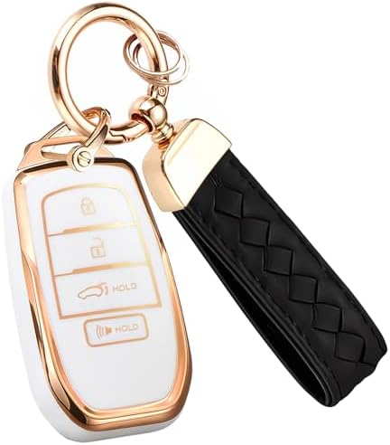 For Toyota Key Fob Cover With Keychain, Fit For Toyota Venza Corolla Cross Grand Highlander Tundra RAV4 Prime Prius Land Cruiser Sequoia Sienna Crown Tacoma 2025 Camry Keychain - View #5