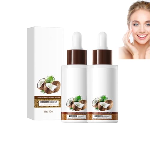 Dyceittdia 2PCS Suero de Aceite de Coco, Suero Nutritivo y Rejuvenecedor de Aceite de Coco, Reafirmante, Hidratante y Nutritivo, 2PCS*40ml, serums1