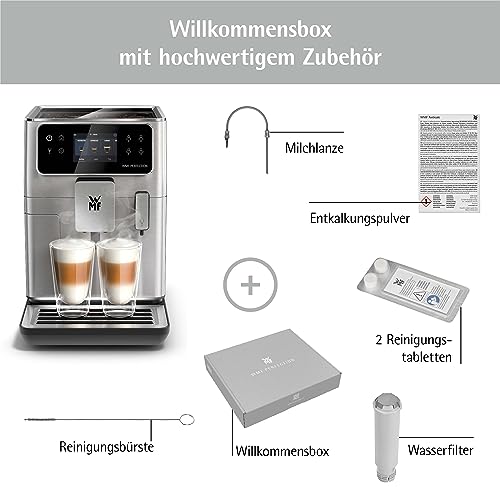 WMF Perfection 640 Kaffeevollautomat mit Milchsystem, 16 Getränkespezialitäten, Double Thermoblock, Edelstahl-Mahlwerk, Nutzerprofil Speicherung, Wifi – Bild 4