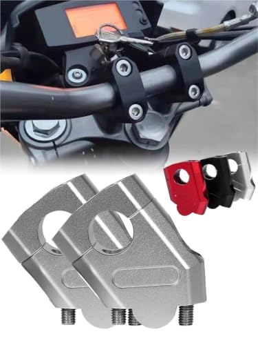 Elevadores de manillar para motocicleta XJR1300 extensor plata 4
