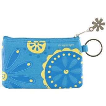 Phi Sigma Sigma - ID Coin Purse and Keyring