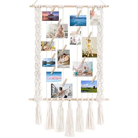 DTOFOOT Macrame Photo Display Cover