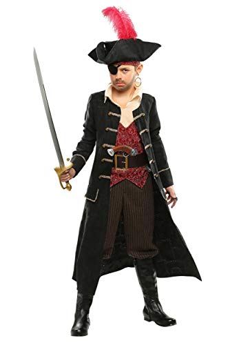 Disfraz Completo Pirata Capitán para Niños miniatura 2