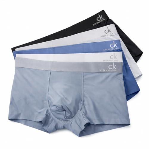 Image of Men's Innerwear Modal Plane Ultra-Soft Microfiber Stretch Underwear | Breathable, Seamless Fit Trunk Boxer Brief,Stay IceCool -Must Check Size Chart Image Pack of -3 Astd