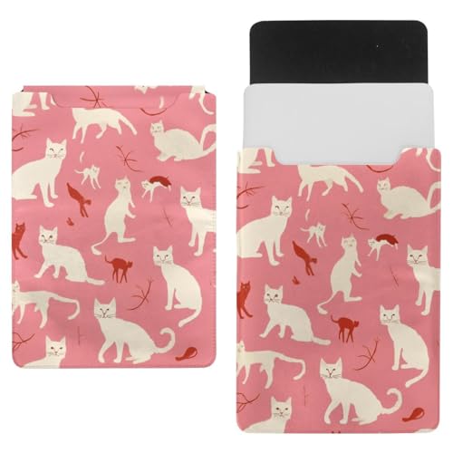 Housse PC 35,1 x 25,9 cm chats rose pour vos journées de télétravail
