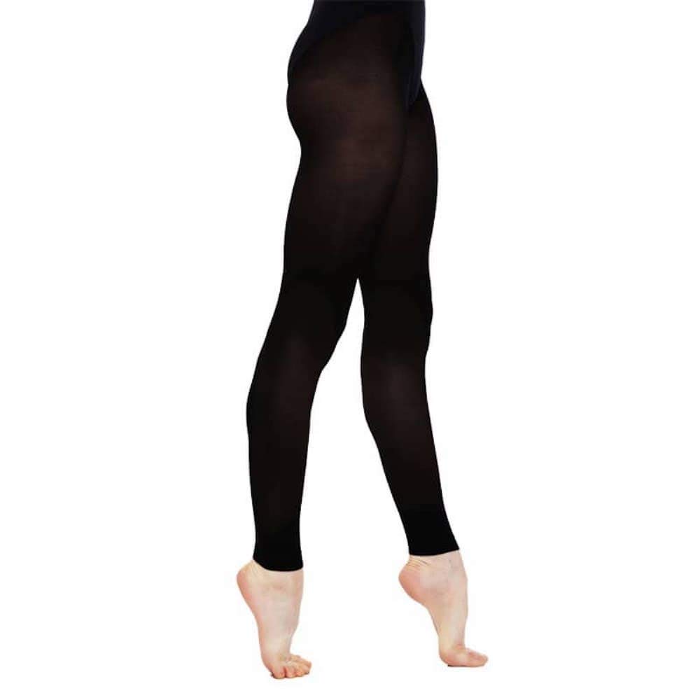 Womens Silky Dance 60 Denier Footless Tights Black Small