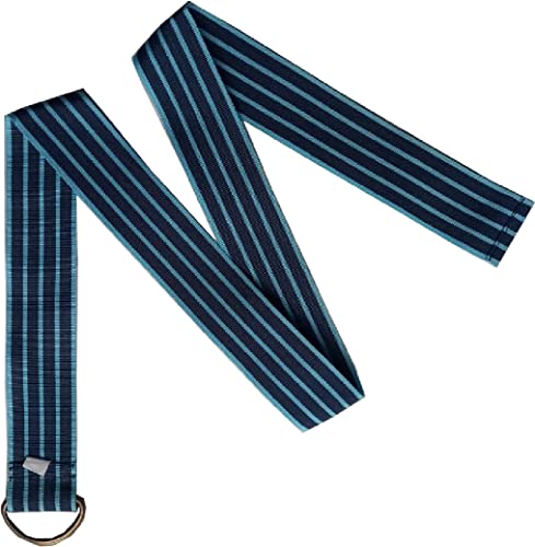 KVR Cotton Polyester Canvas Striped Double D Ring waist designer soft Belt for girls teen women ladies3