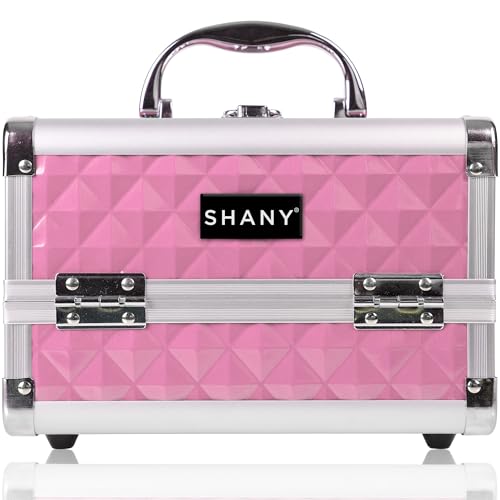 SHANY Chic Makeup Train Case Cosmetic Box Portable Makeup Case Cosmetics Beauty Organizer Jewelry...