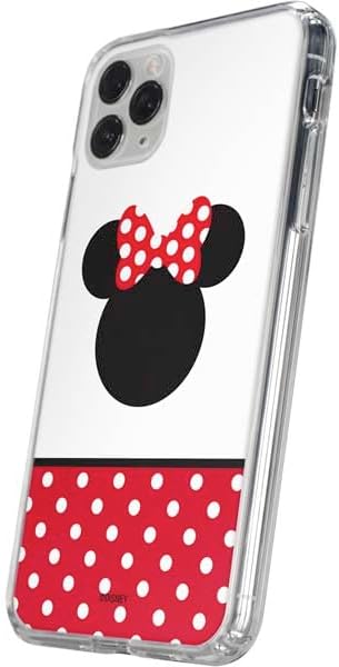 Skinit Clear Phone Case Compatible with iPhone 11 Pro - Officially Licensed Disney Minnie Mouse Symbol Design