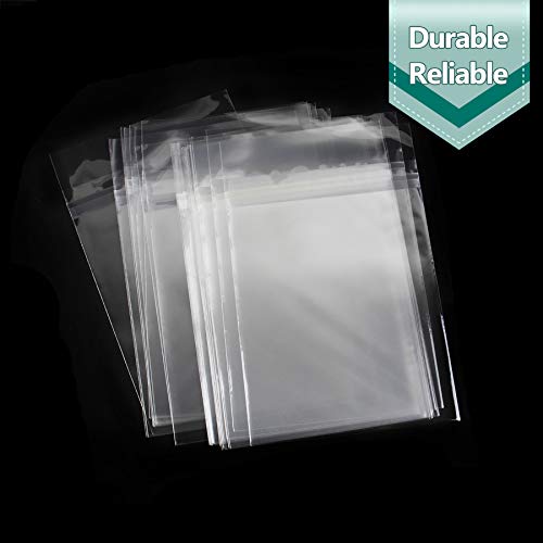 Golden State Art, Pack Of 100, 5 1/4 X 7 1/8 Inches Crystal Storage Bags - Acid-Free Clear Sleeves - Fit For 5X7 Photo Framing Mats Gifts (Ns1) #TOP5