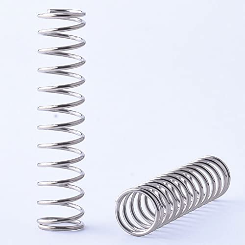 Coil Expansion 10PCS 0.4x9mm, 304 Stainless Steel Compression Spring, Wire Diameter 0.4mm Out Diameter 9mm, Length 10-50mm Buffer Mechanical ( Size : Length 15mm )