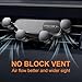 ISKOVI Gravity Car Phone Holder Mount for iPhone Android and All Smartphones with Air Vent Clip Auto Lock 2024 Upgrade Hands Free Automobile Cell Phone Holder Thick Cases Friendly Black