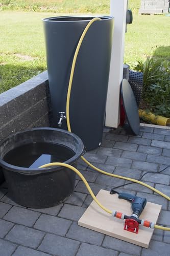 wolfcraft Pomp met kunststofbehuizing I 2207000 I Voor het wegpompen van vloeistoffen met de boormachine - Afbeelding 3