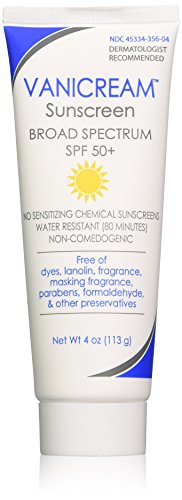 Vanicream Sunscreen SPF 50, 4 Ounce