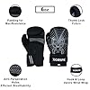 XGRIPE's Kids Set Matte Flex Leather Punching Bag, Boxing Gloves, Semi Elastic Hand Wraps and PVC Coated Jumping Rope, Boxing MMA Kickboxing Training Workout (Black, 4FT)