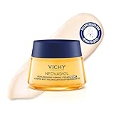Vichy Crema de Noche Perimenopausia, Revitalizante, Redensificante, Enriquecida con Agua Volcánica de Vichy y Proxylane, Para Pieles Maduras, Neovadiol, 50 ml