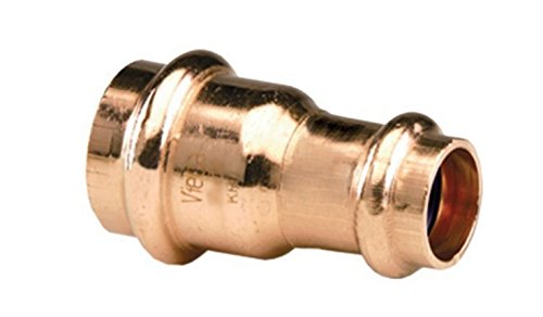 VIEGA 78147 Propress Zero Lead Copper Reducer with 3/4" x 1/2" Press x Press (2-Pack)