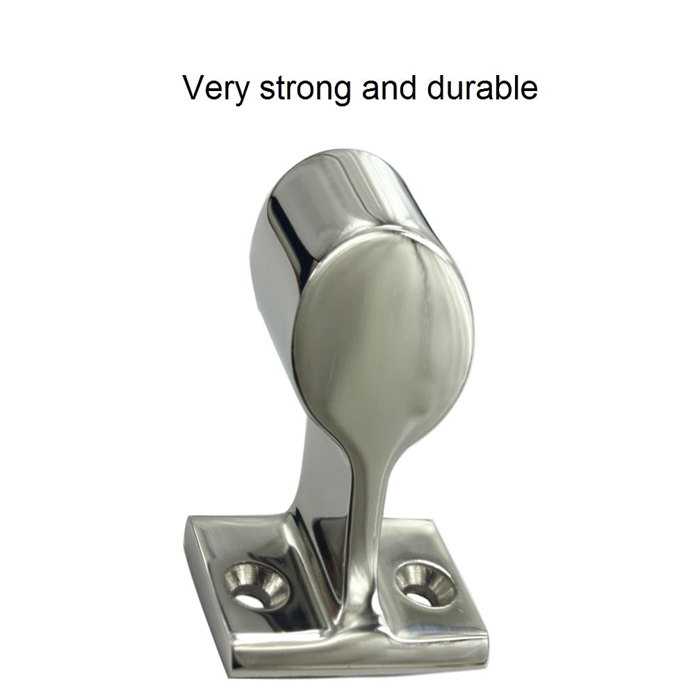 2PCS in Acciaio Inox 316 Barca Corrimano Raccordo estremità Destra Stanchion 7/8 Pollici 1 Pollici Pesante Marine Hardware for 22mm e 25mm Tubo