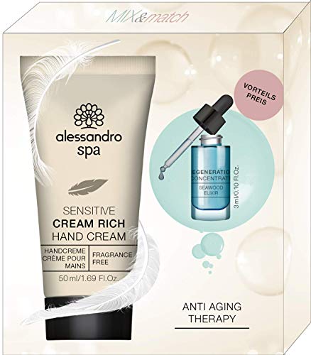 alessandro Alessandro Spa Anti Aging Therapy Set - Regeneration Concentrate und Cream Rich Sensitive Im Set