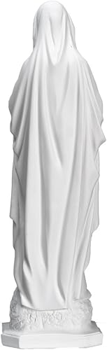 Miniatura 3 de THE FAITH GIFT SHOP Estatua Blanca Nuestra Señora de Lourdes (24")